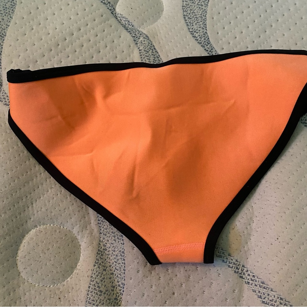 Triangl Swimwear Orange and Black Bikini Set - Picture 5 of 5